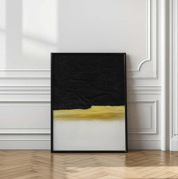 Tablou înramat „Black and White Golden Light” de Alyson Storms