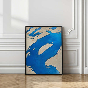 Tablou înramat „Columbia River” de Alyson Storms