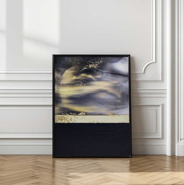 Tablou înramat „Gold Noir 2” de Alyson Storms