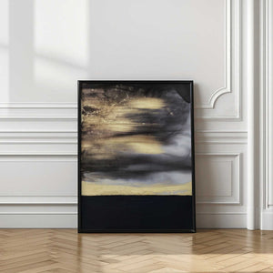 Tablou înramat „Gold Noir” de Alyson Storms
