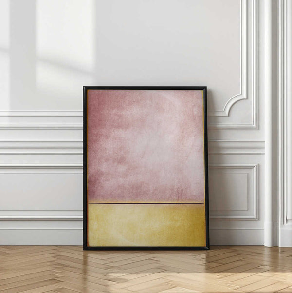 Tablou înramat „Pink and Yellow 3” de Alyson Storms