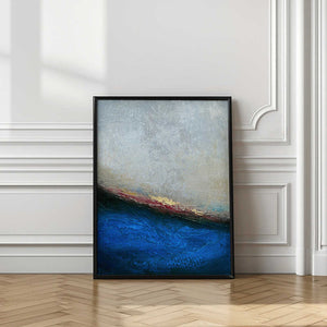 Tablou înramat „Slate Wave” de Alyson Storms