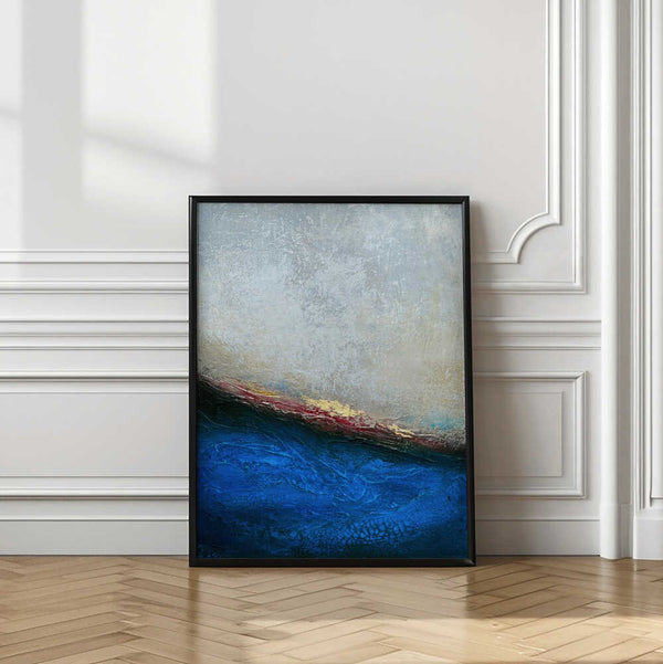 Tablou înramat „Slate Wave” de Alyson Storms