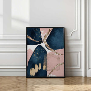 Tablou înramat „Fabulously  Navy -2” de Sally Ann Moss