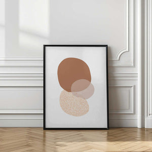 Tablou înramat „Abstract Circle Painting” de Melloi Art Prints