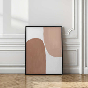 Tablou înramat „Earth Tone Painting” de Melloi Art Prints