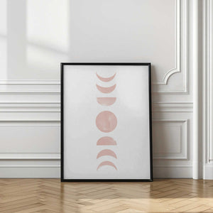 Tablou înramat „Moon Phase No.1” de Melloi Art Prints