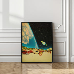Tablou înramat „Galaxy Beach” de Taudalpoi