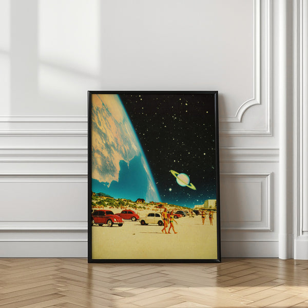 Tablou înramat „Galaxy Beach” de Taudalpoi