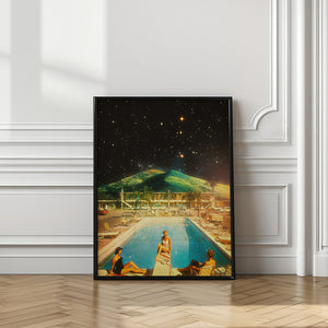 Tablou înramat „Space Pool” de Taudalpoi