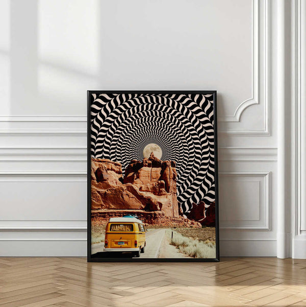 Tablou înramat „The Real Road Trip” de Taudalpoi