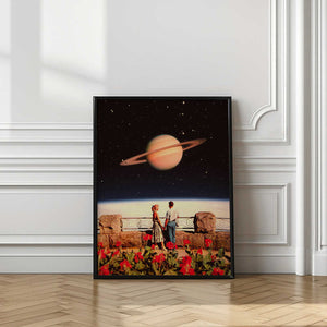 Tablou înramat „Lovers In Space” de Taudalpoi