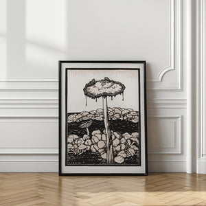 Tablou înramat „Dripping Mushroom 1916” de Julie De Graag