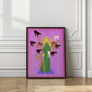 Tablou înramat „Holy Woman Herder” de Jota de jai