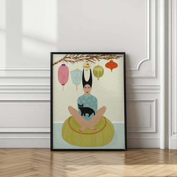 Tablou înramat „Gatuela” de Jota de jai