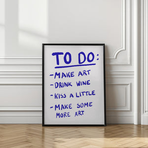 Tablou înramat „Creative To-Do List” de Athene Fritsch