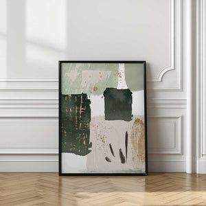 Tablou înramat „Green of Curiosity-4” de Sally Ann Moss