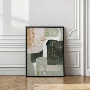 Tablou înramat „Green of Curiosity-3” de Sally Ann Moss