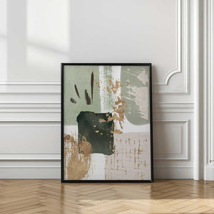 Tablou înramat „Green of Curiosity-2” de Sally Ann Moss