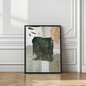 Tablou înramat „Green of Curiosity-1” de Sally Ann Moss