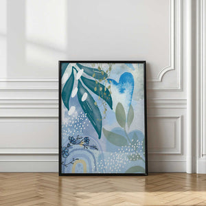 Tablou înramat „Iceberg Blue-1” de Sally Ann Moss