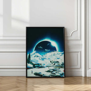 Tablou înramat „Winter Eclipse” de Taudalpoi