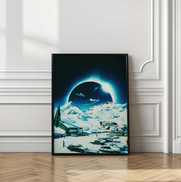 Tablou înramat „Winter Eclipse” de Taudalpoi