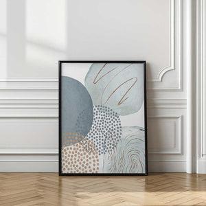 Tablou înramat „Grey Cloud-1” de Sally Ann Moss