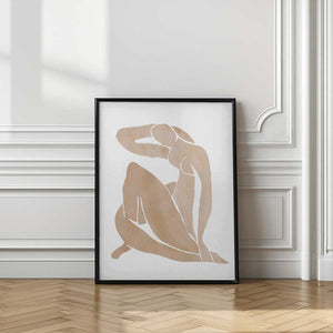 Tablou înramat „Women Shape Abstract Art” de Melloi Art Prints