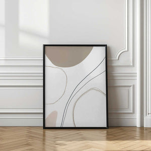 Tablou înramat „Abstract Line Art” de Melloi Art Prints