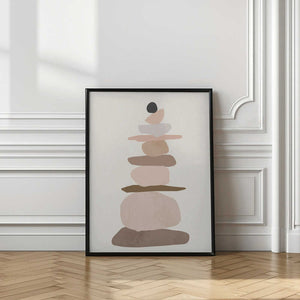 Tablou înramat „Rock balancing Art” de Melloi Art Prints