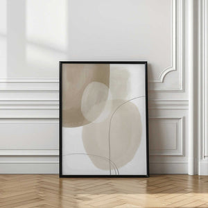 Tablou înramat „Abstract Earth Tones” de Melloi Art Prints