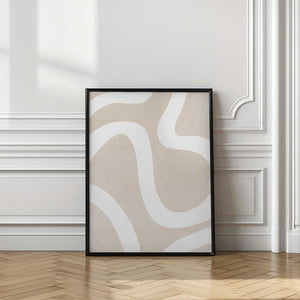 Tablou înramat „Abstract Brush Strokes” de Melloi Art Prints