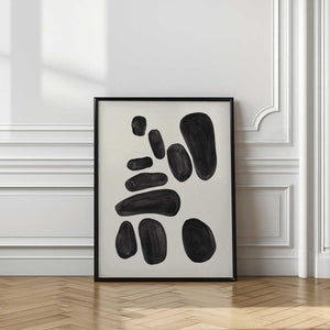 Tablou înramat „Stacked Pebbles” de Ejaaz Haniff