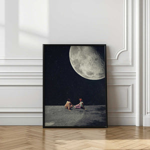 Tablou înramat „I Gave You the Moon for a Smile” de Frank Moth