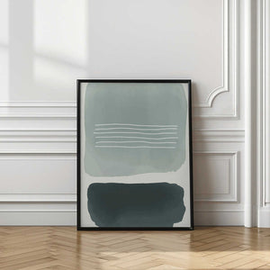 Tablou înramat „Watercolor Shapes Series #1” de jay stanley