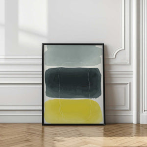 Tablou înramat „Watercolor Shapes Series #3” de jay stanley
