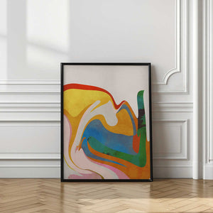 Tablou înramat „Organic Bauhaus Waved” de Ana Rut Bre