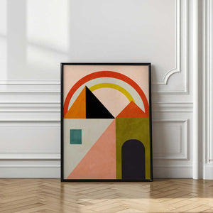 Tablou înramat „Playing Around Shapes” de Ana Rut Bre