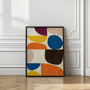 Tablou înramat „Vivid Bauhaus” de Ana Rut Bre