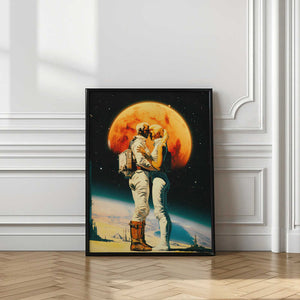 Tablou înramat „Intergalactic Love” de Taudalpoi