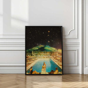 Tablou înramat „Space Pool” de Taudalpoi