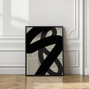 Tablou înramat „Abstract Paper IV” de Studio Palette