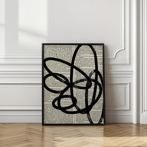 Tablou înramat „Abstract Paper III” de Studio Palette
