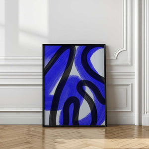 Tablou înramat „Cobalt I” de Studio Palette
