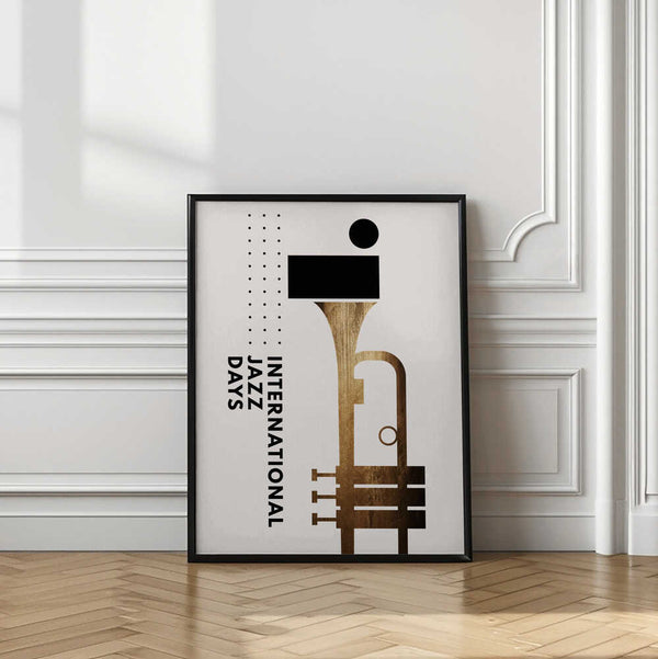 Tablou înramat „Jazzy Days 1” de Kubistika