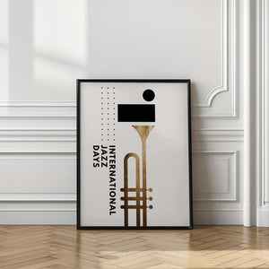 Tablou înramat „Jazzy Days 2” de Kubistika