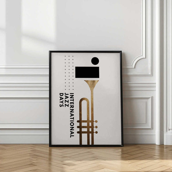 Tablou înramat „Jazzy Days 2” de Kubistika