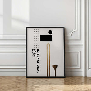 Tablou înramat „Jazzy Days 3” de Kubistika