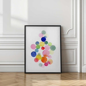 Tablou înramat „Bubbles” de Louise van Terheijden